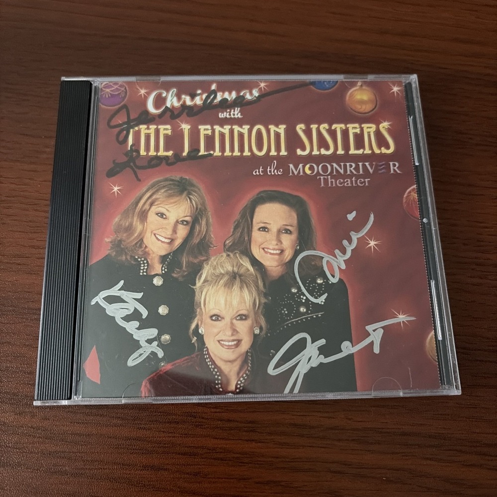 Christmas With Lennon Sisters At Moon River Theater CD Signed Cover 2012